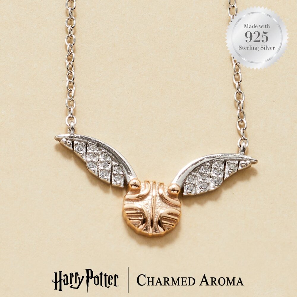 Official Harry Potter Golden Snitch Necklace - 925 Sterling Silver